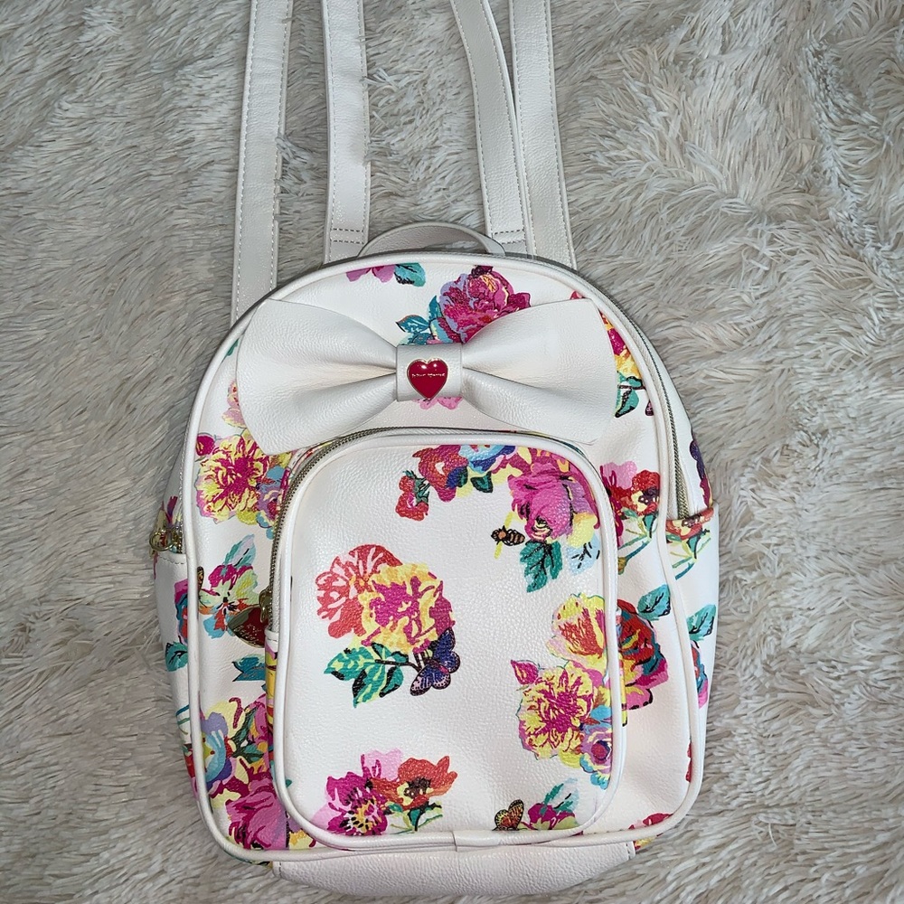 Betsey Johnson backpack purse